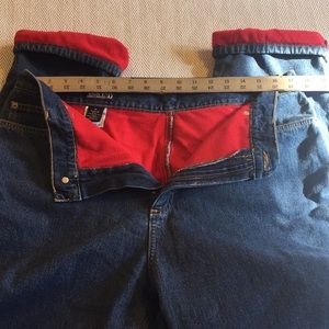Lands End fleece lined jeans, Sz 16,  EUC …
